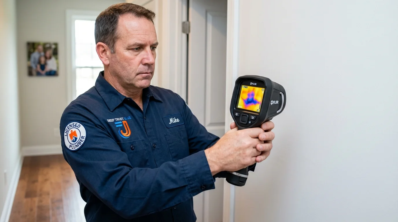 Thermal imaging leak detection by Johns Plumbing LLC in Fresno